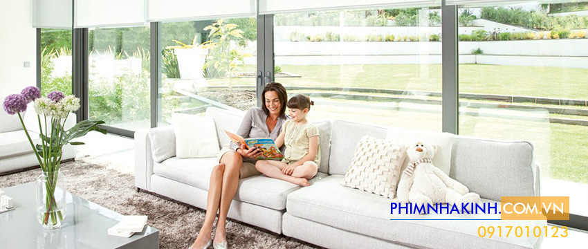 Dán phim cách nhiệt kính nhà ở