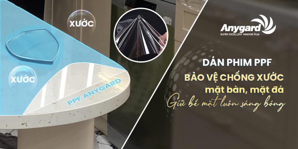 Dán phim PPF bảo vệ mặt bàn